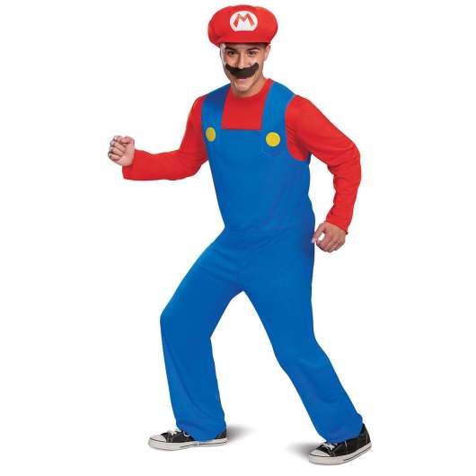Dräkt Super Mario Nintendo, Mario L/XL