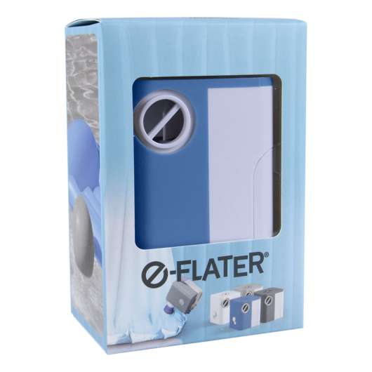 E-Flater Batteridriven Luftpump - Blå