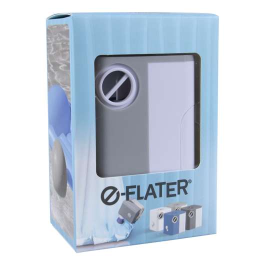 E-Flater Batteridriven Luftpump - Ljusgrå