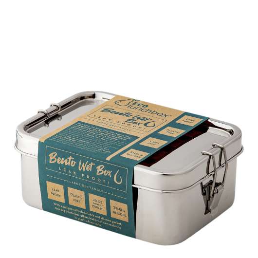 ECO lunchbox - Bento Wet Matlåda Rektangulär Rostfri