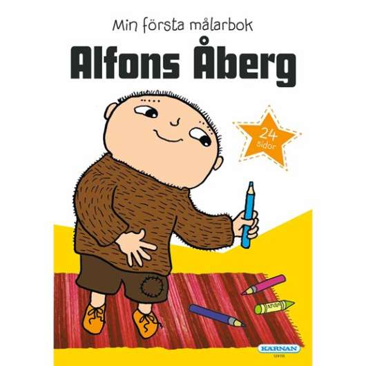 Egmont Kärnan Alfons Åberg Min Första Målarbok