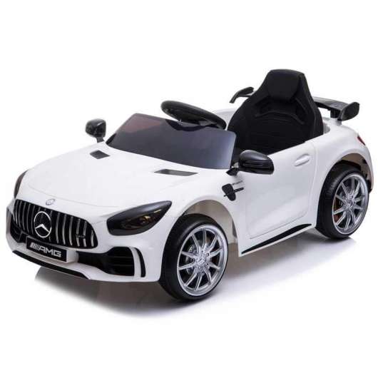 Elbil för barn Mercedes GTR AMG Vit