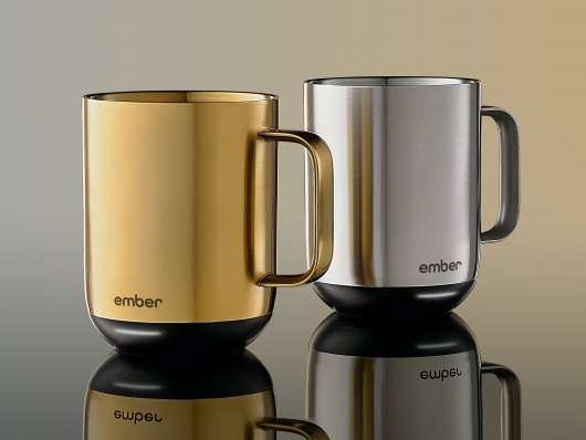 Ember Mug² Metallic Smart Mugg - Rostfritt Stål
