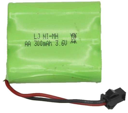 Extra batteri 3,6 volt 300 MAh till Radiostyrd GrĆ¤vmaskin SY-E571 1:26