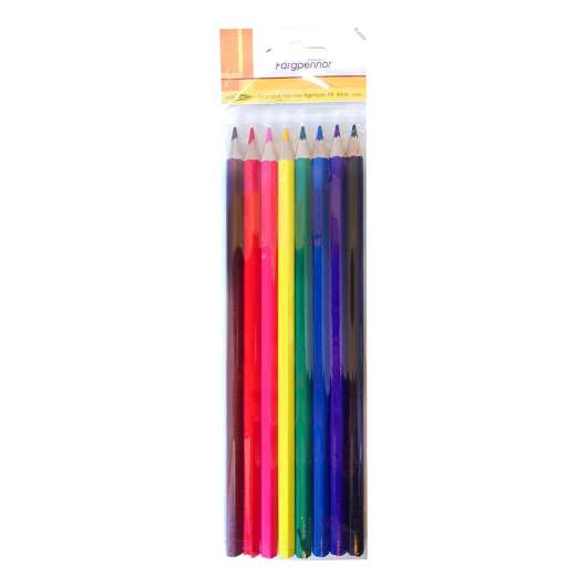 Färgpennor Färgmix - 8-pack