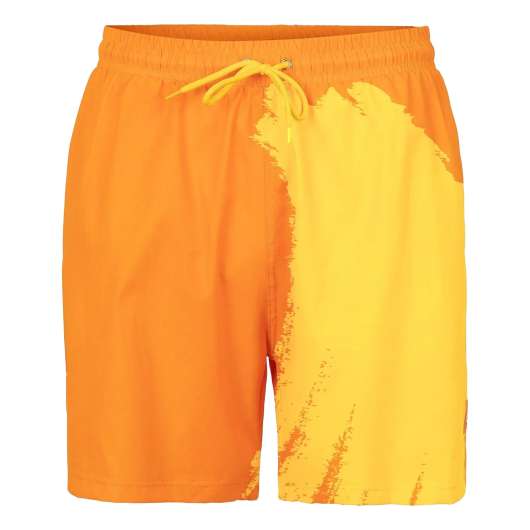 Färgskiftande Badshorts Orange/Gul - X-Large