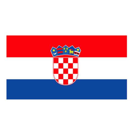 Flagga Kroatien