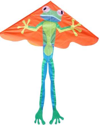 Flygande drake kite Groda 130 x 160 cm