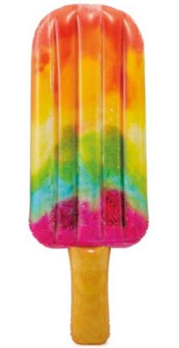 Flytmadrass Glass Rainbow Popsicle Intex