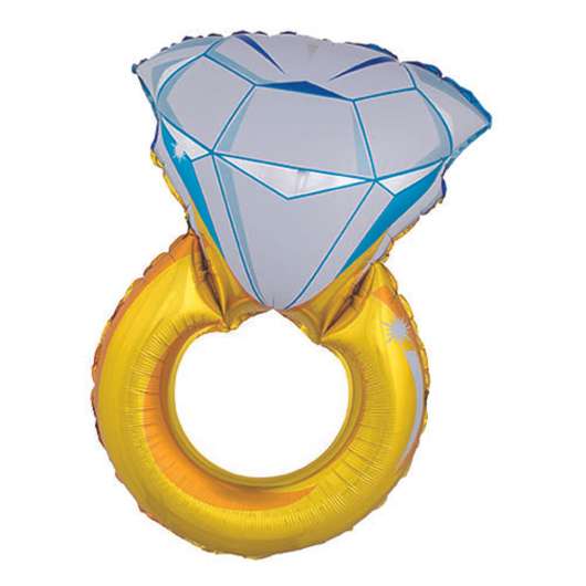 Folieballong Diamantring