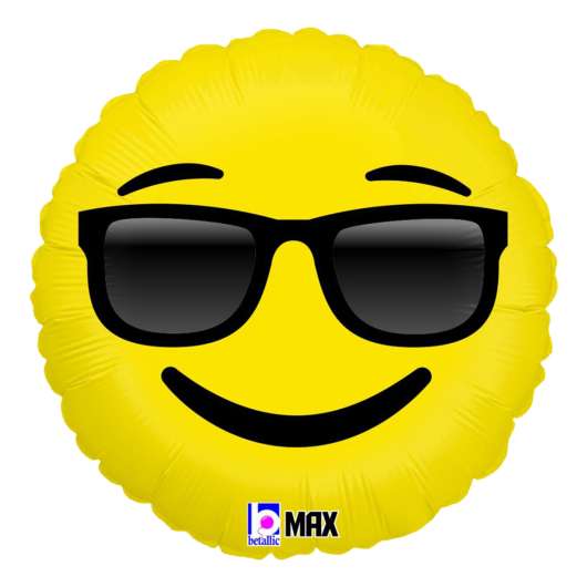 Folieballong Emoji Sunglasses