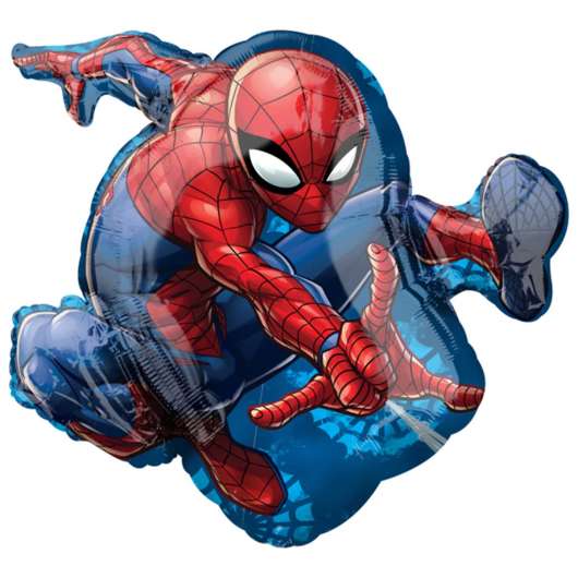 Folieballong, spiderman 43x73cm
