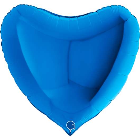 Folieballong, stort hjärta rosa 91 cm
