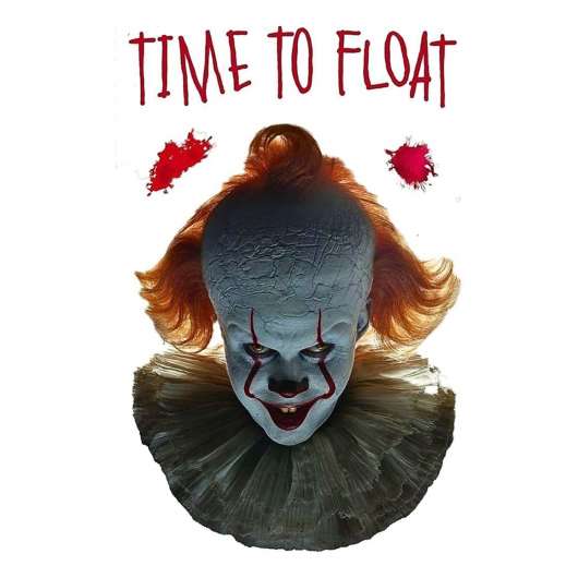 Fönsterdekoration Pennywise Time To Float