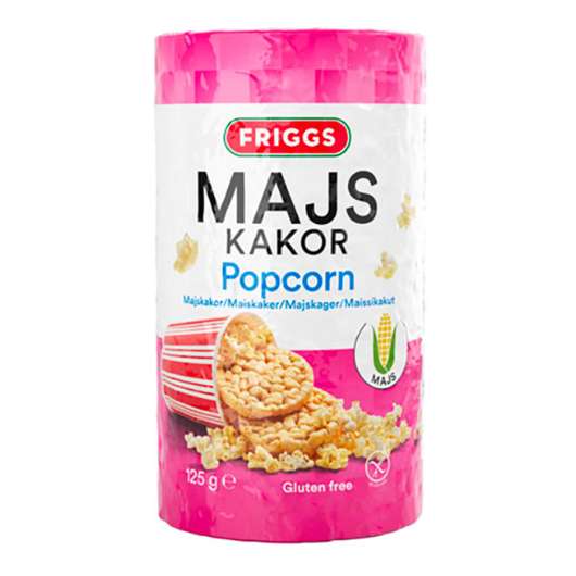 Friggs Majskakor Popcorn - 125 gram