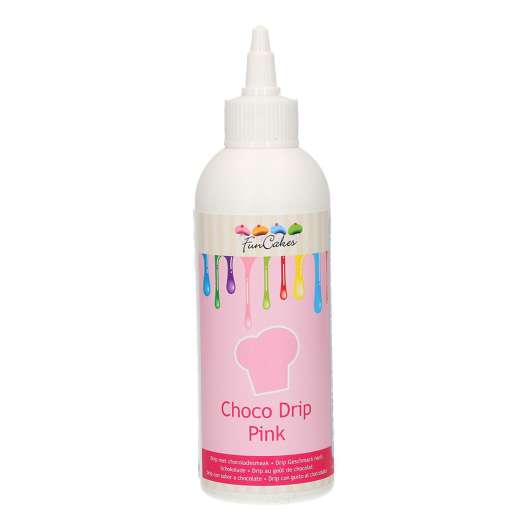 FunCakes Choco Drip Pink/Rosa - 180 g