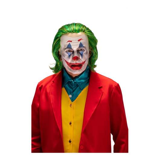 Galen Clown Peruk med Flintmössa - One size