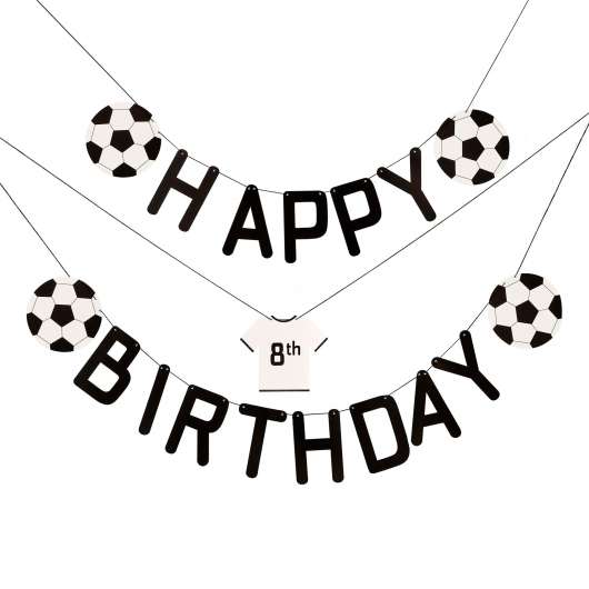 Girlang Happy Birthday Fotbollsfest
