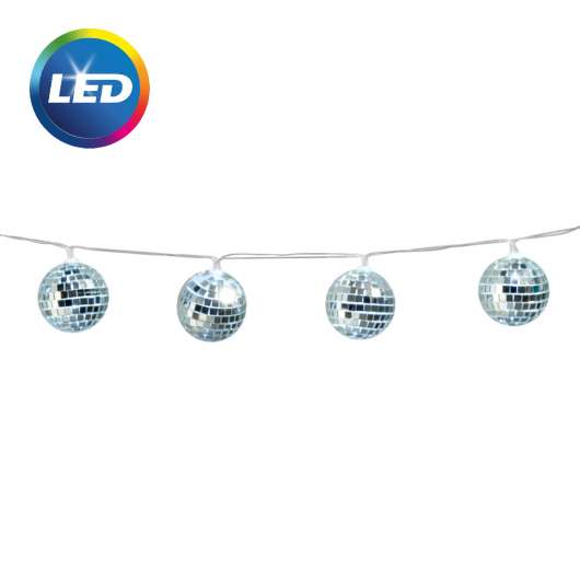 Girlang, LED discobollar 140 cm