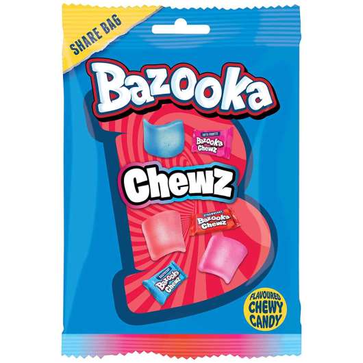Godis, bazooka chews bags 120 g