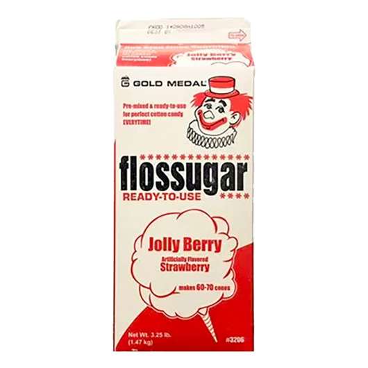 Gold Medal Flossugar Sockervaddsmix - Jolly Berry Strawberry
