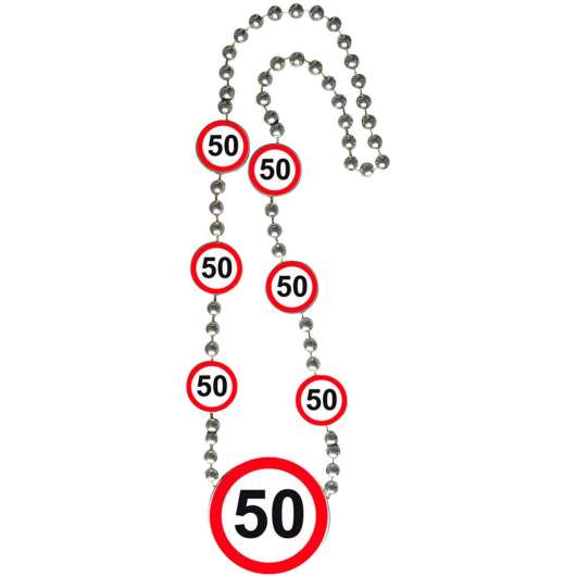 Halsband, 50-årsfest trafikskylt
