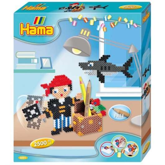 Hama, Gift Box Pirate Play 2.500 pcs