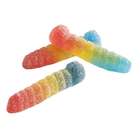 Haribo Rainbow Worms Sour Storpack - 2 kg