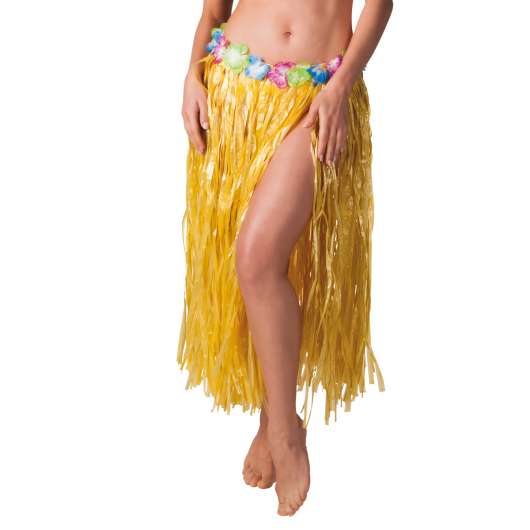 Hawaiikjol, 4 färger 80cm-Gul