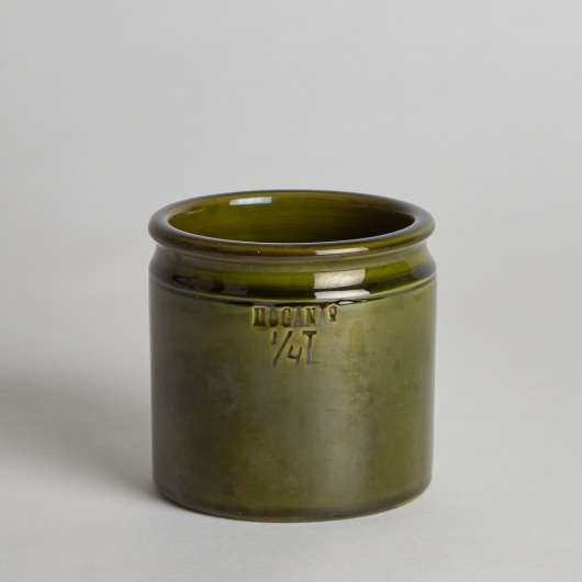 Höganäs Keramik - Krus 1/4 liter Grön Glasyr