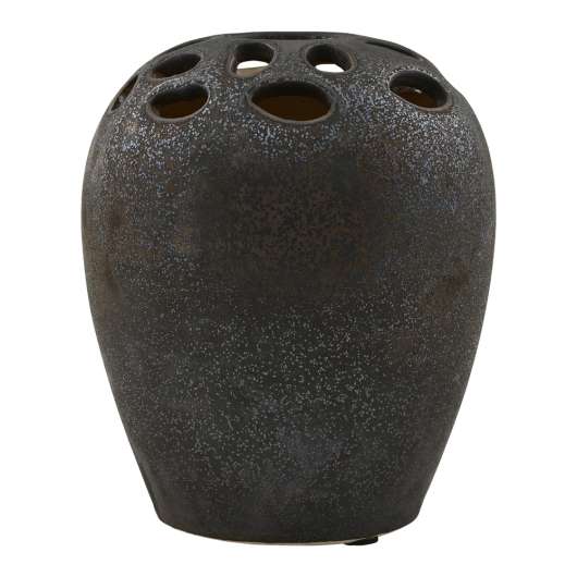 House Doctor - Varios Vas Keramik 19 cm Svart