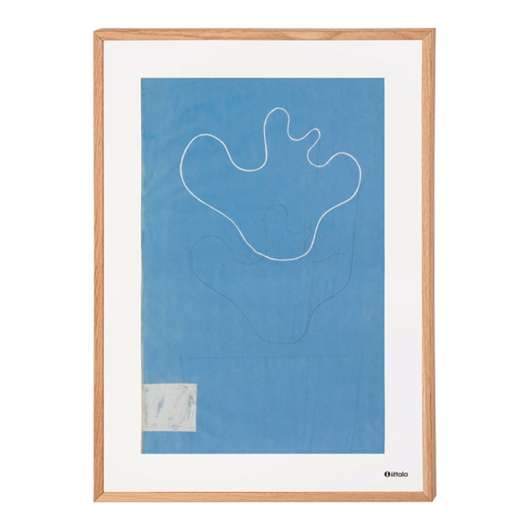 Iittala - Aalto Affisch Skiss 50x70 cm Blå