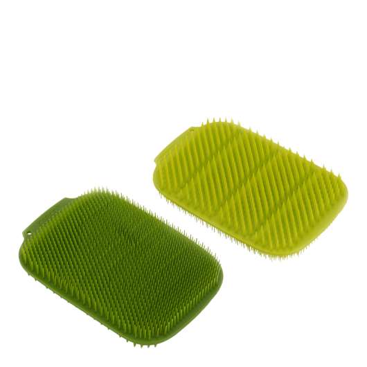 Joseph Joseph - Cleantech Disk- och Skrubb Borste 2-pack Grön