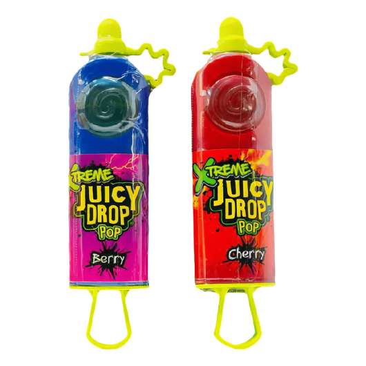 Juicy Drop Pop Xtreme Sours - 26 gram