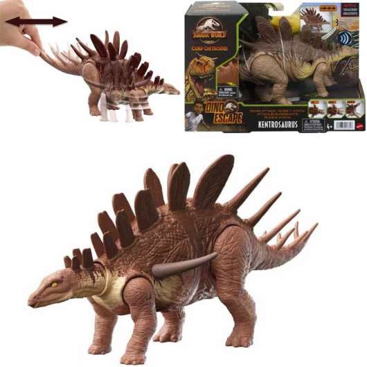 Jurassic World Kentrosaurus Dinosaurie Med Ljud Roar Attack 34 cm