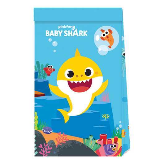Kalaspåsar Baby Shark - 4-pack