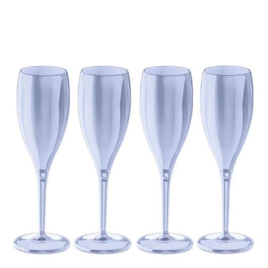 Koziol - Cheers No. 1 Champagneglas 4-pack Aquamarine