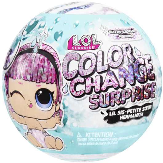 L.O.L. Surprise Minidocka Glitter Color Change Lila Syster