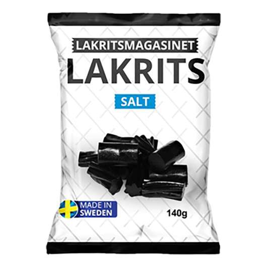 Lakritsmagasinet Saltlakrits - 140 gram