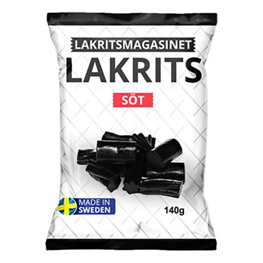 Lakritsmagasinet Sötlakrits - 140 gram