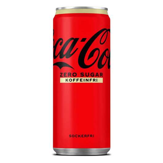 Läsk, Coca-cola zero koffeinfri 33 cl