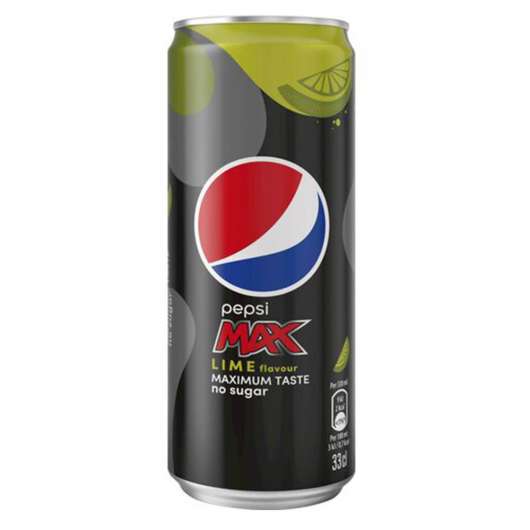 Läsk, Pepsi Max lime 33 cl