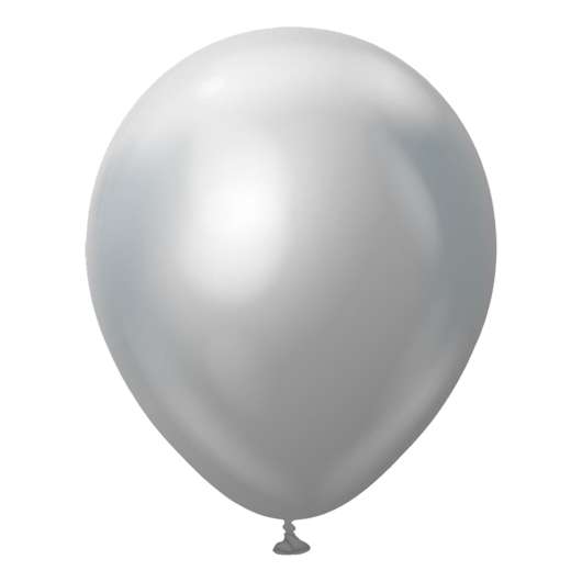 Latexballonger Professional Stora Silver Chrome - 5-pack