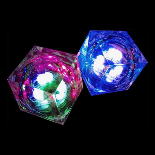 LED Iskuber Blinkande - 2-pack