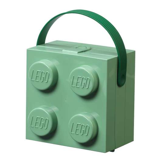 LEGO - Låda med Handtag Ljusgrön