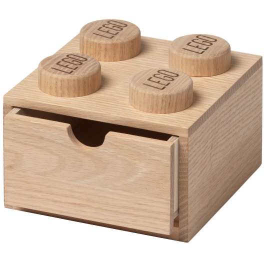 LEGO - Wooden collection Skrivbordslåda 2x2 Ljus Ek