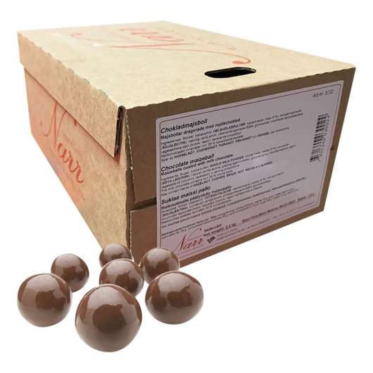 Majsbollar Choklad Storpack - 2,4 kg