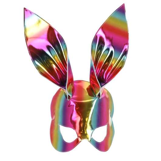 Mask, rainbow bunny