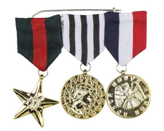 Medaljer, militär