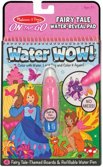 Melissa & Doug Fairy Tale Water Wow MĆlarbok mĆla med vatten